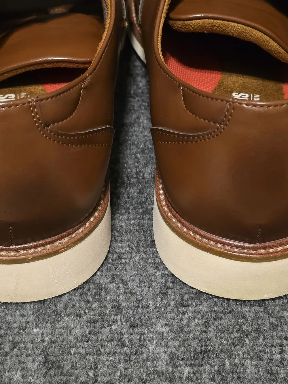 Stacy Adams Men’s Brown Leather Lace-Up Dress Sneakers Oxford Shoes 8.5